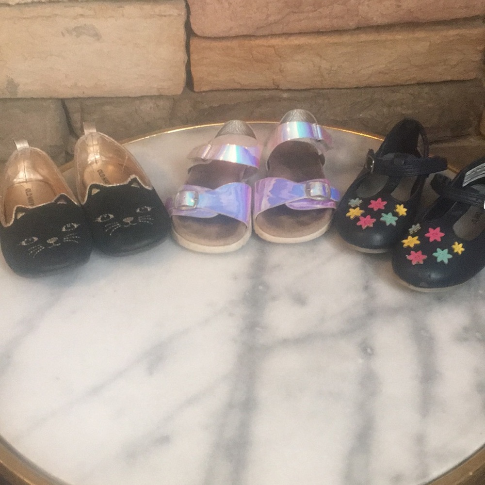 3 pair of shoes girls